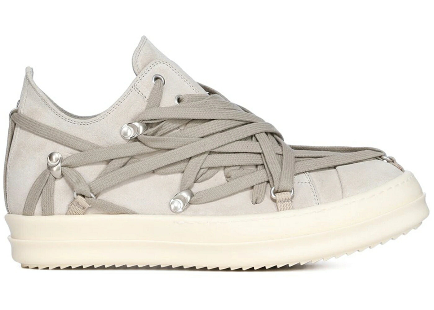 リックオウエンス スニーカー メンズ RICK OWENS RICK OWENS HOLLYWOOD MEGALACE LOW DINGE MILK / DINGE MILK