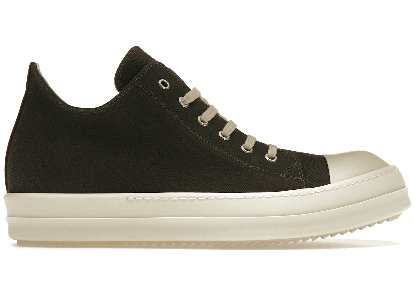 リックオウエンス ナイロン 黒色 ブラック スニーカー メンズ RICK OWENS RICK OWENS DRKSHDW LOW COTTON NYLON BLACK MILK / BLACK MILK