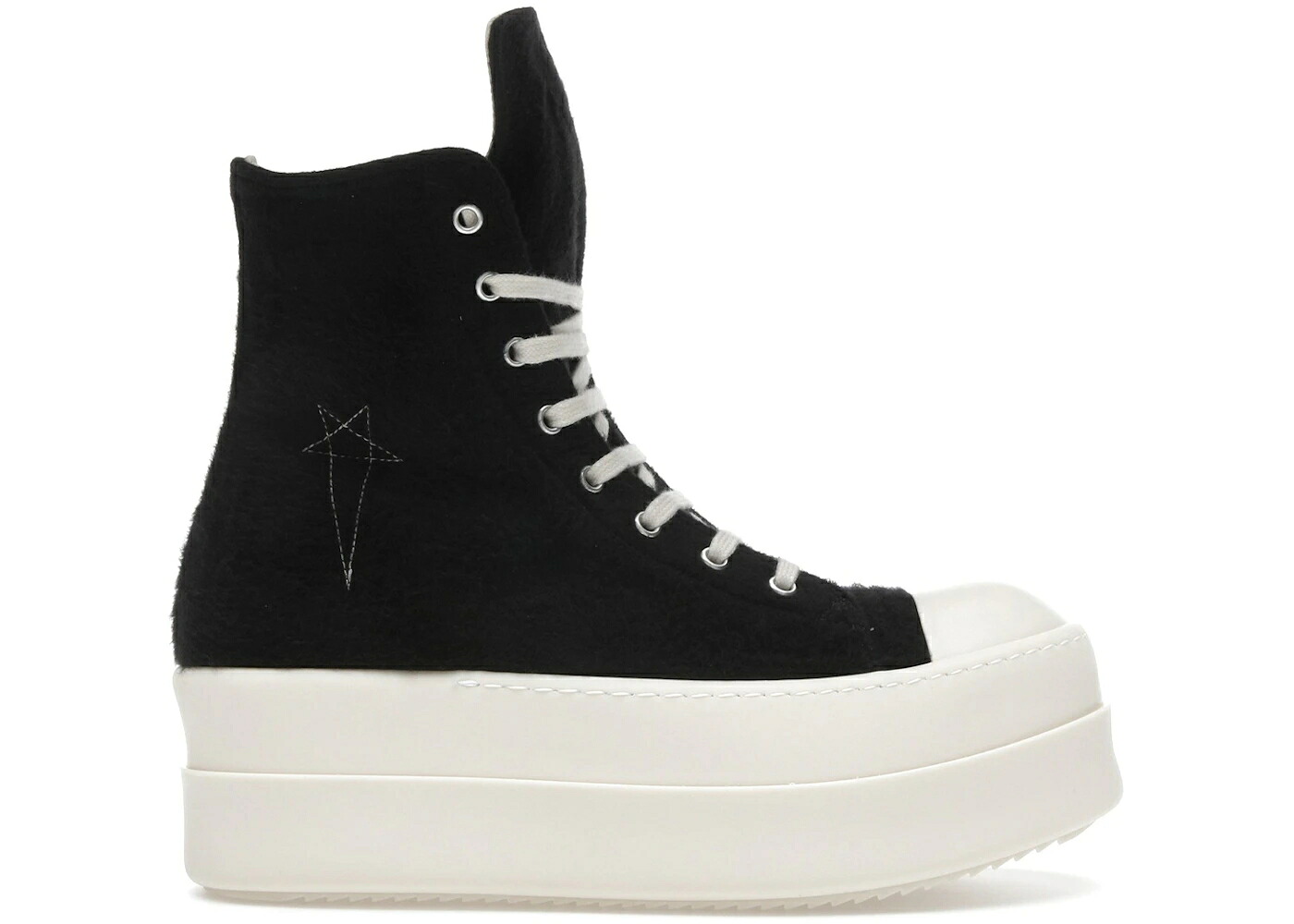 リックオウエンス ハイ 黒色 ブラック パール WOMEN'S スニーカー レディース RICK OWENS RICK OWENS DRKSHDW DOUBLE BUMPER HIGH BLACK PEARL (WOMEN'S) / BLACK PEARL MILK MILK