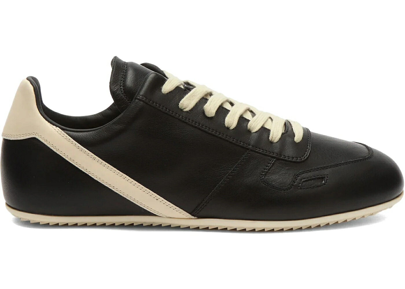 リックオウエンス 靴 スニーカー 黒色 ブラック WOMEN レディース RICK OWENS RICK OWENS CONCORDIANS MINIMAL SNEAKER BLACK MILK (WOMEN) / BLACK MILK MILK