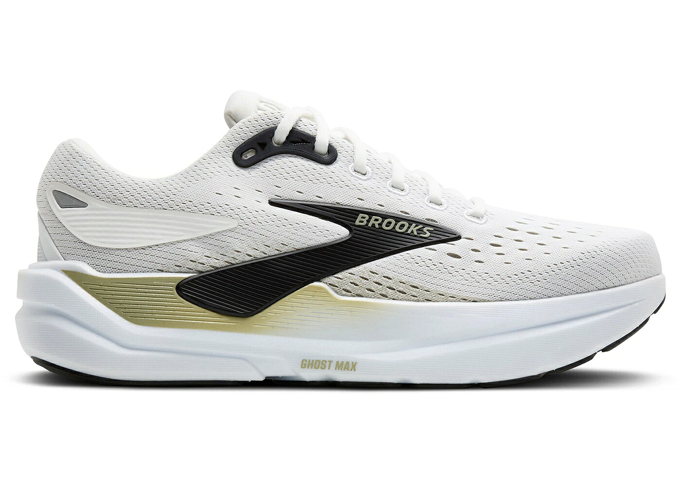 ブルックス マックス 白いこと 白いこと 黒いこと 黒いこと スニーカー メンズ BROOKS GHOST MAX 3 BRIGHT WHITE TEA BLACK / BRIGHT WHITE TEA BLACK