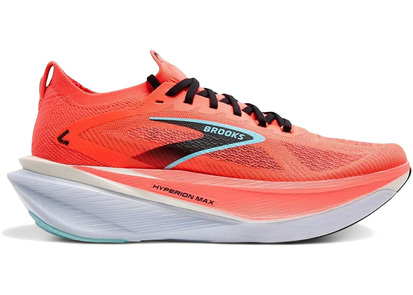 ブルックス マックス 黒いこと 黒いこと スニーカー メンズ BROOKS HYPERION 3 MAX FIERY CORAL BLACK / FIERY CORAL BLACK ATOMIZER