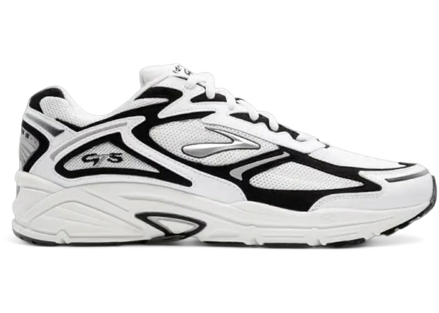 ブルックス 白いこと 白いこと 黒いこと 黒いこと しろがね色 しろがね色 スニーカー メンズ BROOKS ADRENALINE GTS 4 WHITE BLACK / WHITE BLACK SILVER