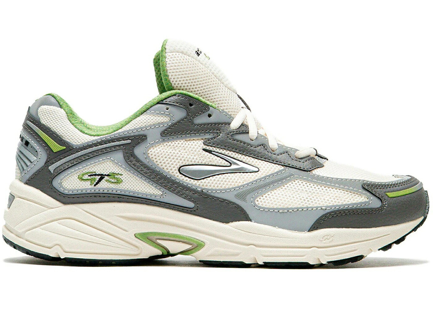 ブルックス 白いこと 白いこと 黒いこと 黒いこと 緑 緑であること スニーカー メンズ BROOKS ADRENALINE GTS 4 WHITE BLACK GREEN / WHITE BLACK GREEN スニーカー-靴