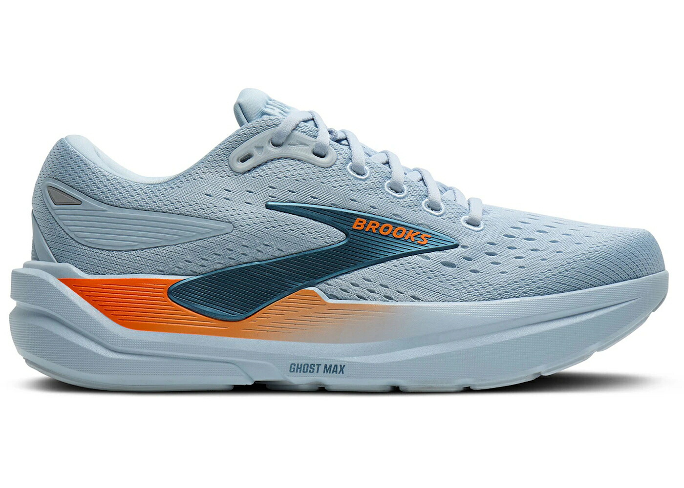 ブルックス マックス 青み 青色 橙 オレンジ色 スニーカー メンズ BROOKS GHOST MAX 3 SKYWAY BLUE ORANGE / SKYWAY BLUE ORANGE