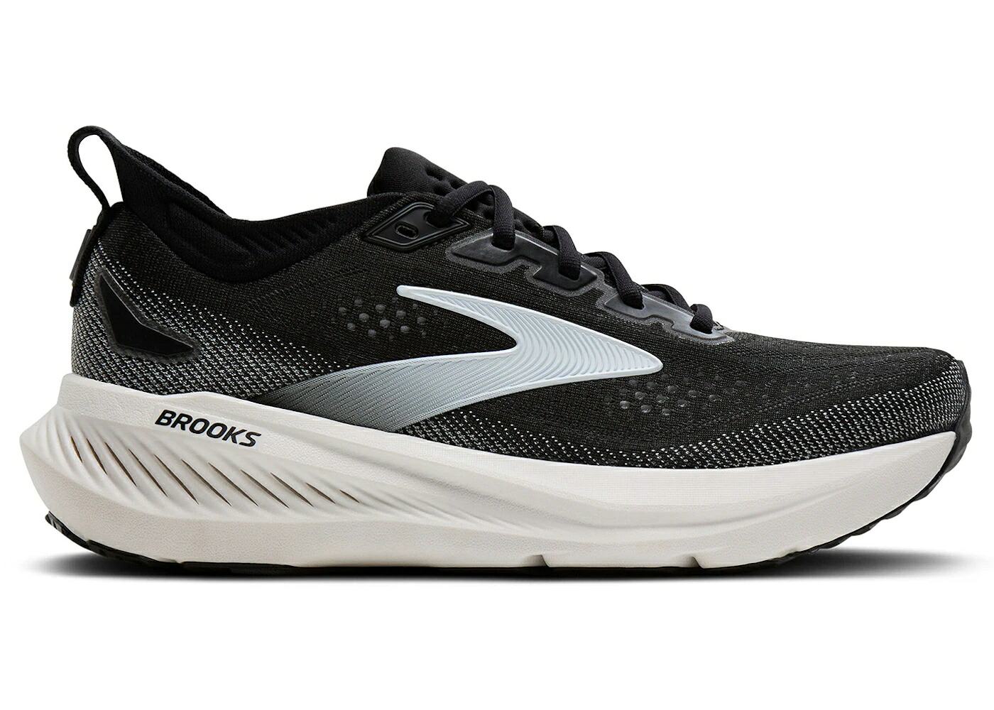 ブルックス 黒色 ブラック 灰色 グレー 白色 ホワイト スニーカー メンズ BROOKS GLYCERIN 23 BLACK GREY WHITE / BLACK GREY WHITE|スニケス