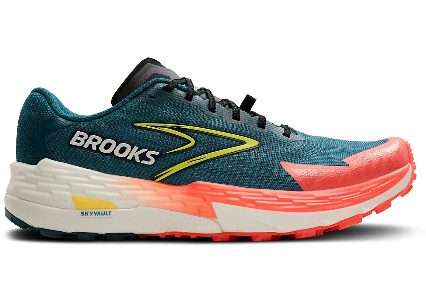 ブルックス 青色 ブルー スニーカー メンズ BROOKS CATAMOUNT 4 LEGION BLUE CELESTIAL FLAME / LEGION BLUE CELESTIAL FLAME｜スニケス
