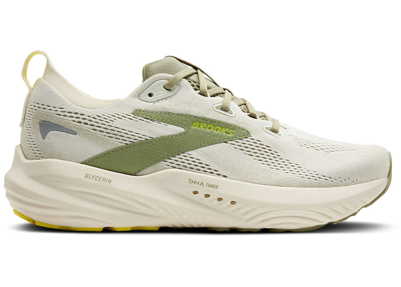 ブルックス 黄色 イエロー スニーカー メンズ BROOKS GLYCERIN 22 COCONUT TEA BLAZING YELLOW / COCONUT TEA BLAZING YELLOW