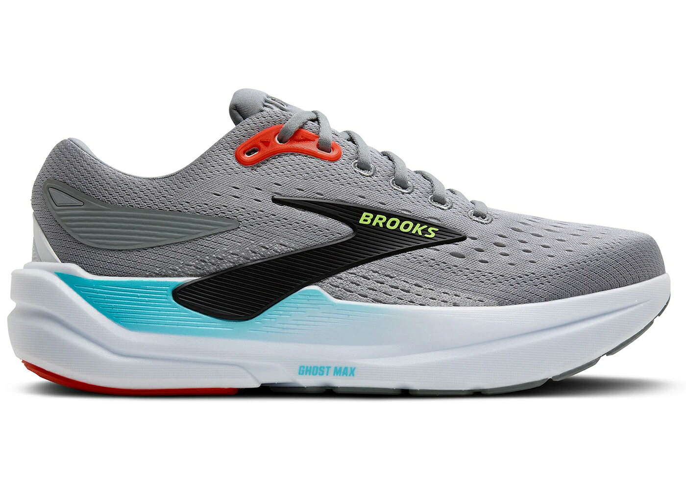ブルックス マックス 薄墨色 薄墨色 赤 赤いこと スニーカー メンズ BROOKS GHOST MAX 3 PRIMER GREY ANTARCTICA RED / PRIMER GREY ANTARCTICA RED