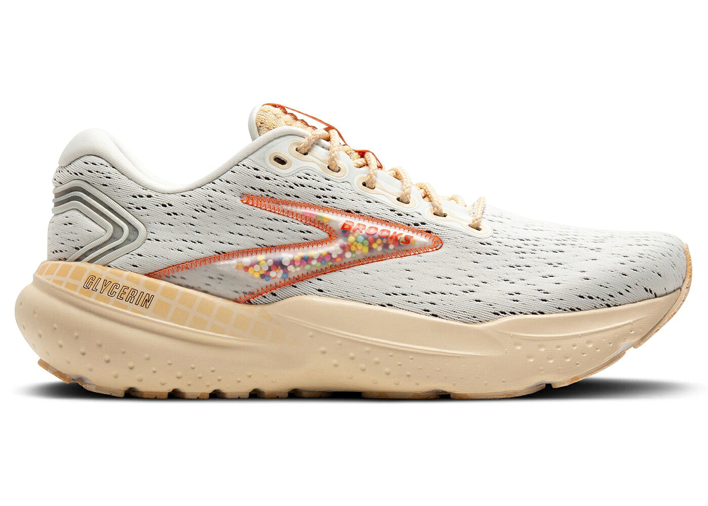 ブルックス スニーカー メンズ BROOKS GLYCERIN 21 SNOW DAWN STRAW / SNOW DAWN STRAW