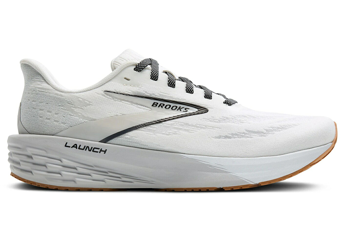ブルックス 白いこと 白いこと 薄墨色 薄墨色 黒いこと 黒いこと スニーカー メンズ BROOKS LAUNCH 11 WHITE GREY BLACK / WHITE GREY BLACK