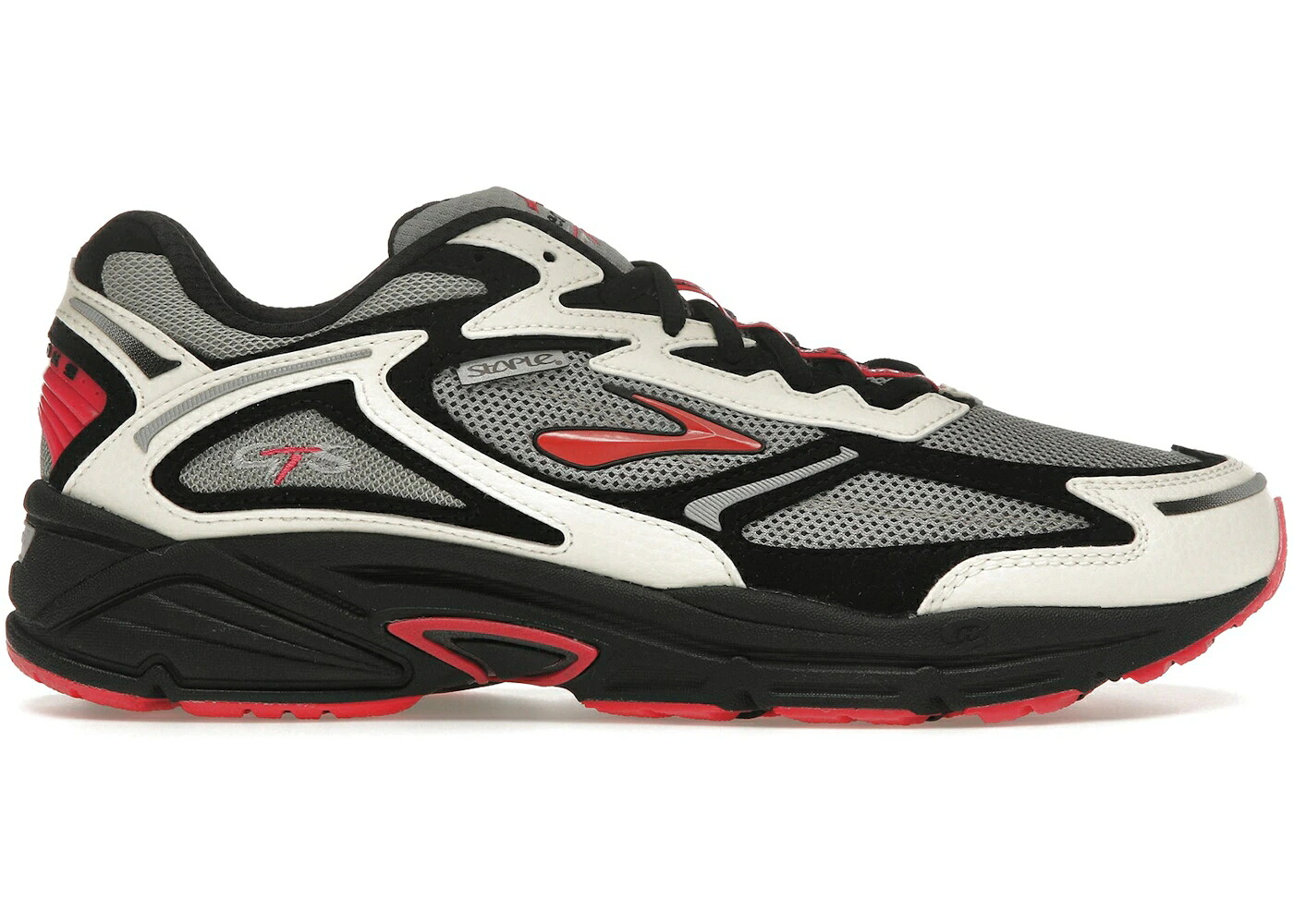 ブルックス ステープル 黒いこと 黒いこと 白いこと 白いこと サクラ色 スニーカー メンズ BROOKS ADRENALINE GTS 4 JEFF STAPLE BLACK WHITE PIGEON PINK / BLACK WHITE PIGEON PINK