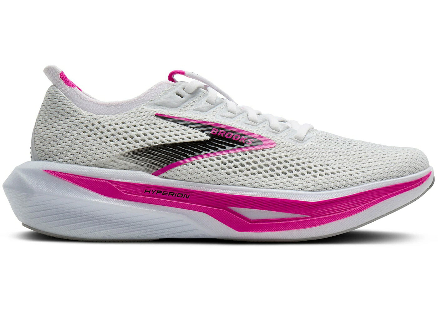 ブルックス 白色 ホワイト ルミナリー ピンク WOMEN'S スニーカー レディース BROOKS HYPERION 3 WHITE LUMINARY CYBER PINK (WOMEN'S) / WHITE LUMINARY CYBER PINK
