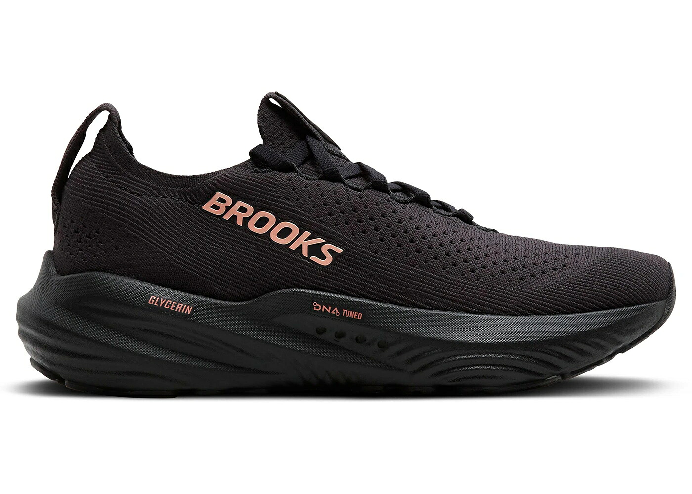 ブルックス 黒いこと 黒いこと 薄墨色 薄墨色 サクラ色 ゴールド WOMEN\u0027S スニーカー レディース BROOKS GLYCERIN STEALTHFIT 22 BLACK GREY ROSE GOLD (WOMEN\u0027S) / BLACK GREY ROSE GOLD