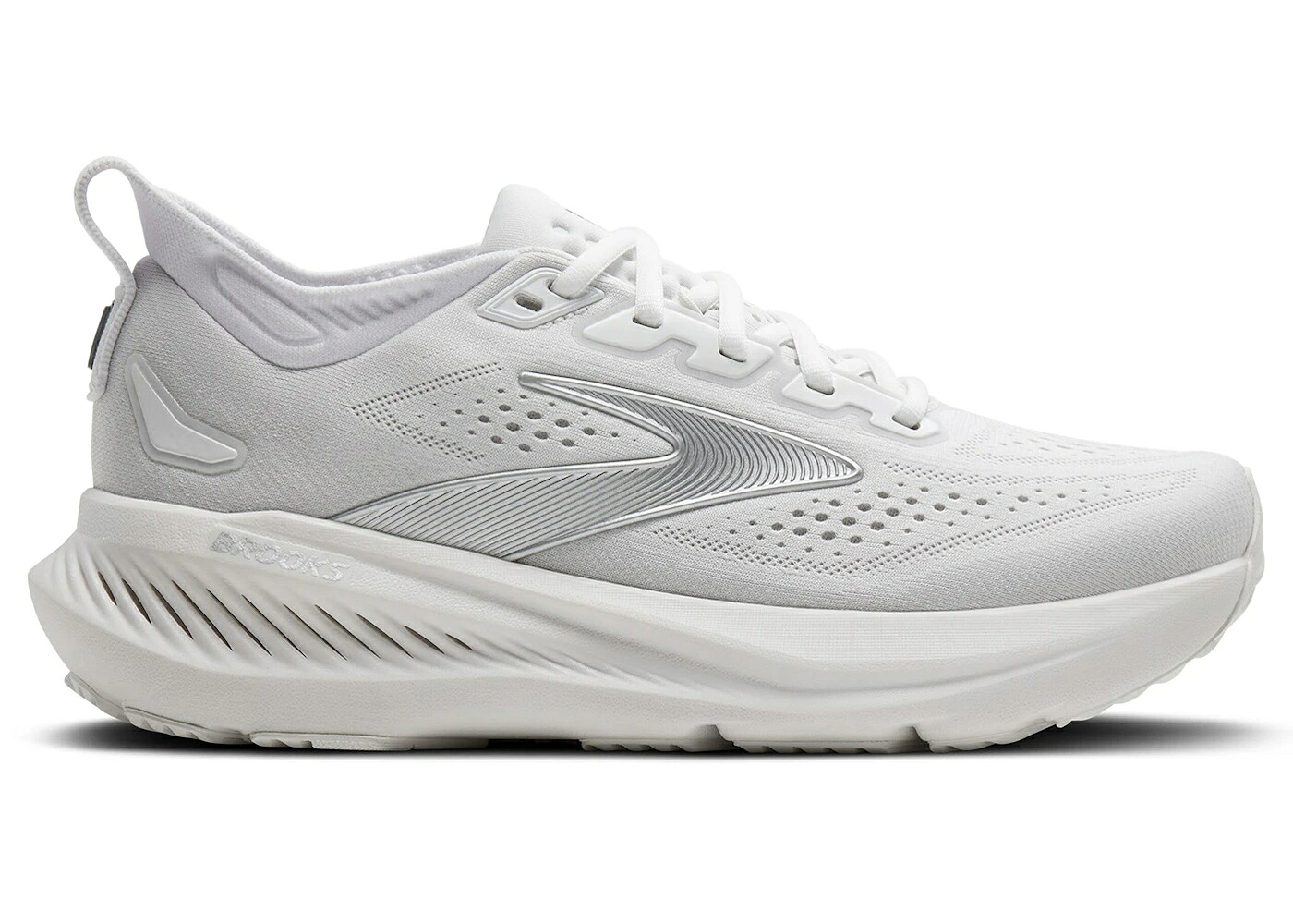 ブルックス 白いこと 白いこと しろがね色 しろがね色 WOMEN\u0027S スニーカー レディース BROOKS GLYCERIN 23 WHITE OYSTER SILVER (WOMEN\u0027S) / WHITE OYSTER SILVER