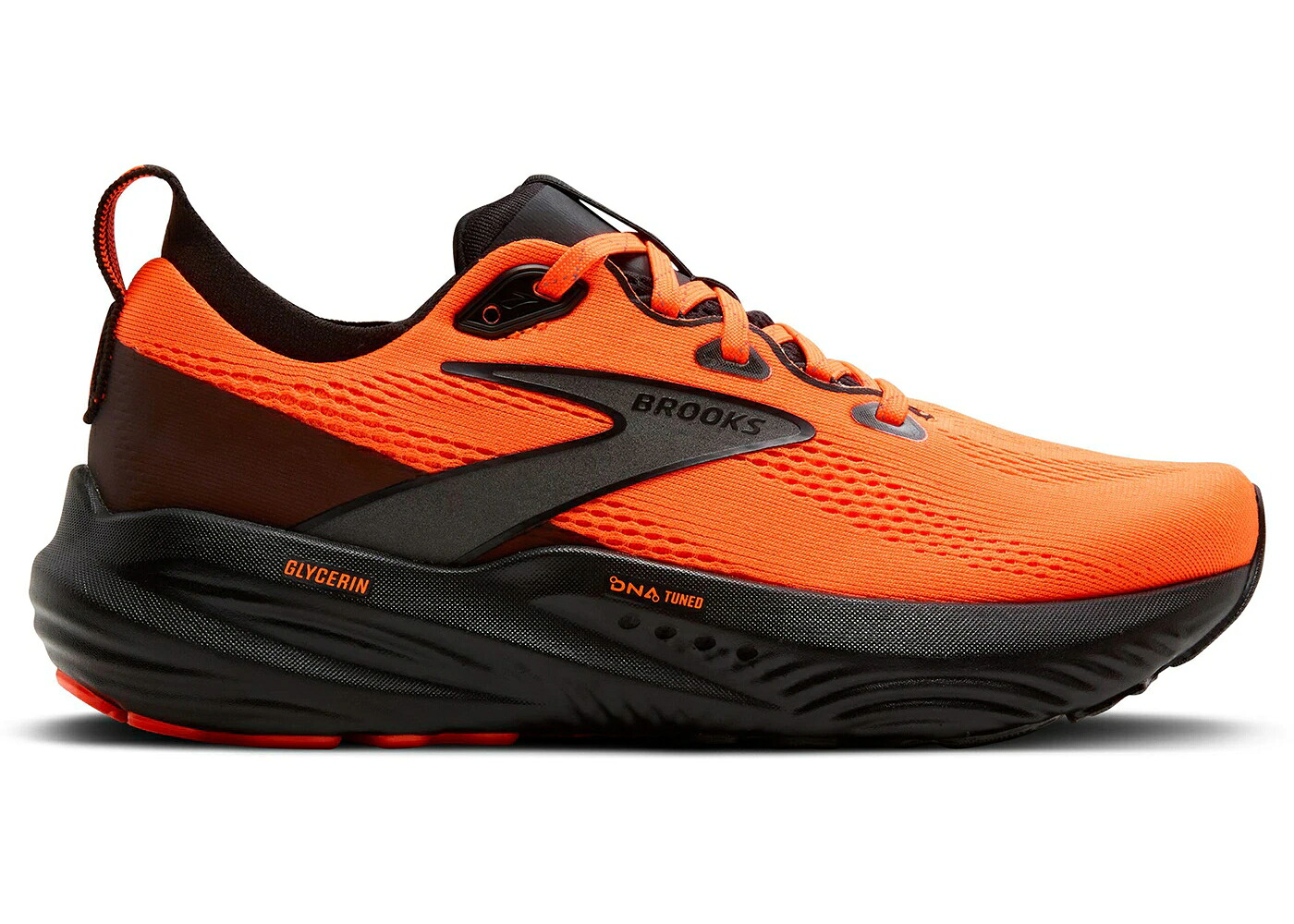 ブルックス 橙 オレンジ 黒色 ブラック WOMEN'S スニーカー レディース BROOKS GLYCERIN 22 ORANGE BLACK (WOMEN'S) / ORANGE BLACK|スニケス