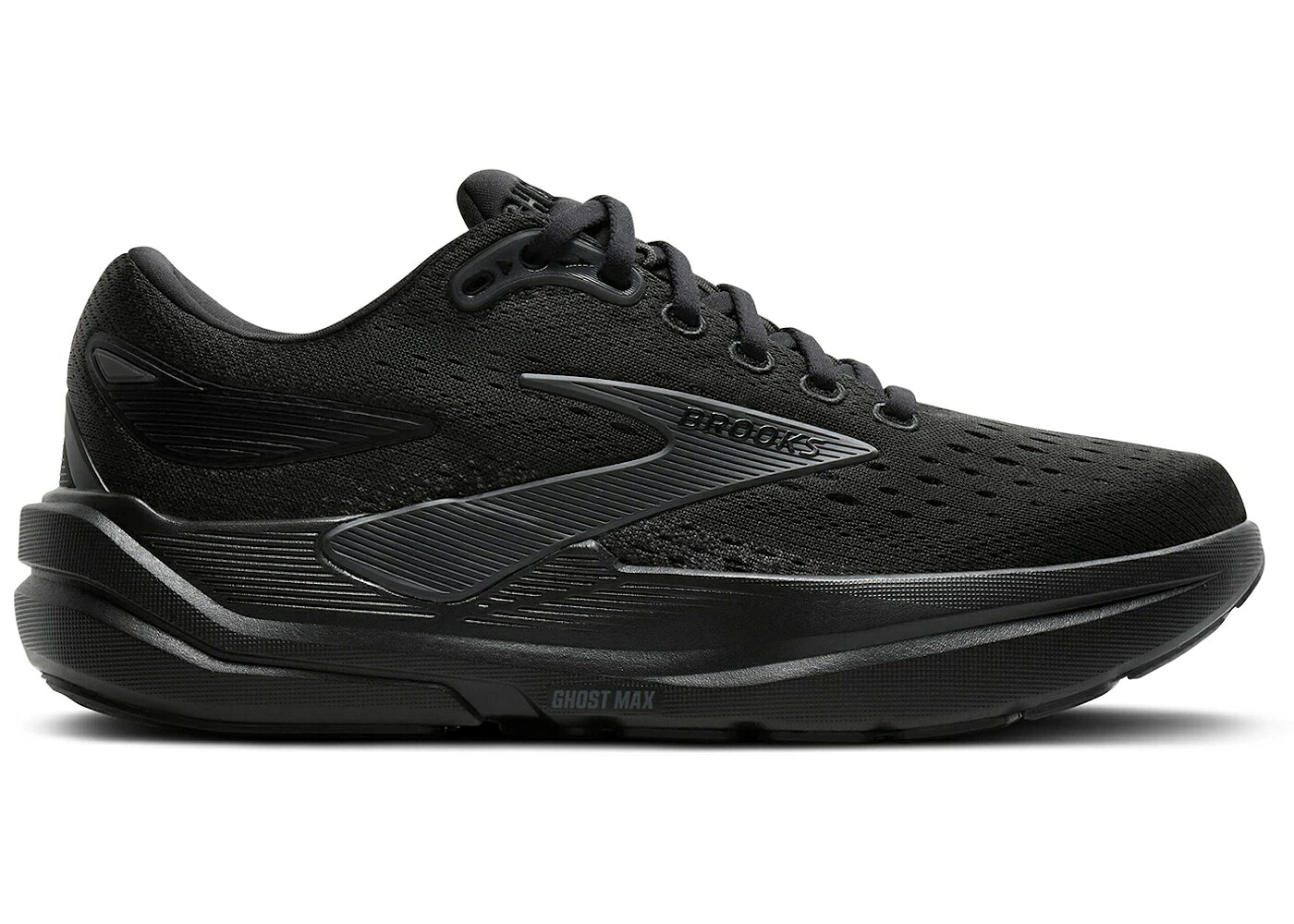 ブルックス マックス 黒色 ブラック WOMEN'S スニーカー レディース BROOKS GHOST MAX 3 BLACK EBONY (WOMEN'S) / BLACK BLACK EBONY