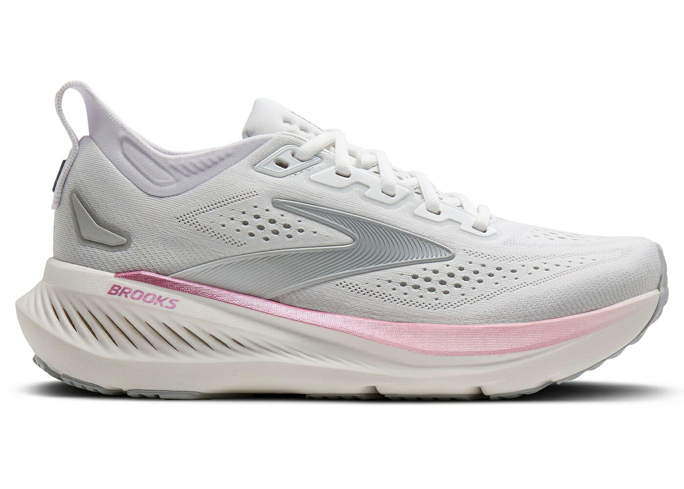 ブルックス 白いこと 白いこと WOMEN\u0027S スニーカー レディース BROOKS GLYCERIN 23 WHITE HARBOR MIST METALLIC (WOMEN\u0027S) / WHITE HARBOR MIST METALLIC