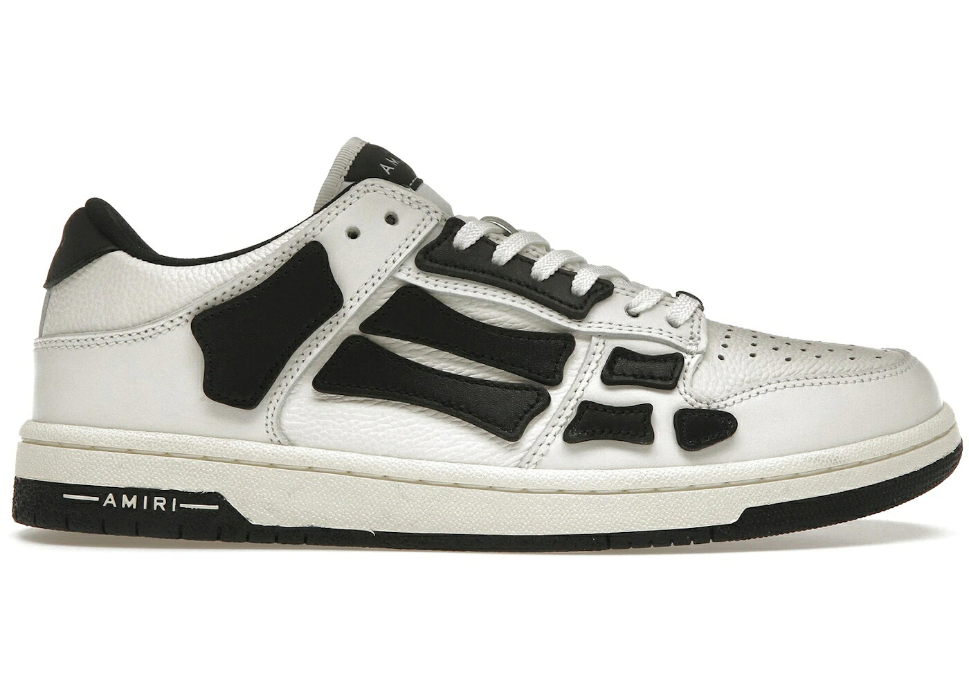 アミリ 白いこと 白いこと 黒いこと 黒いこと スニーカー メンズ AMIRI SKEL TOP LOW WHITE BLACK / WHITE BLACK WHITE