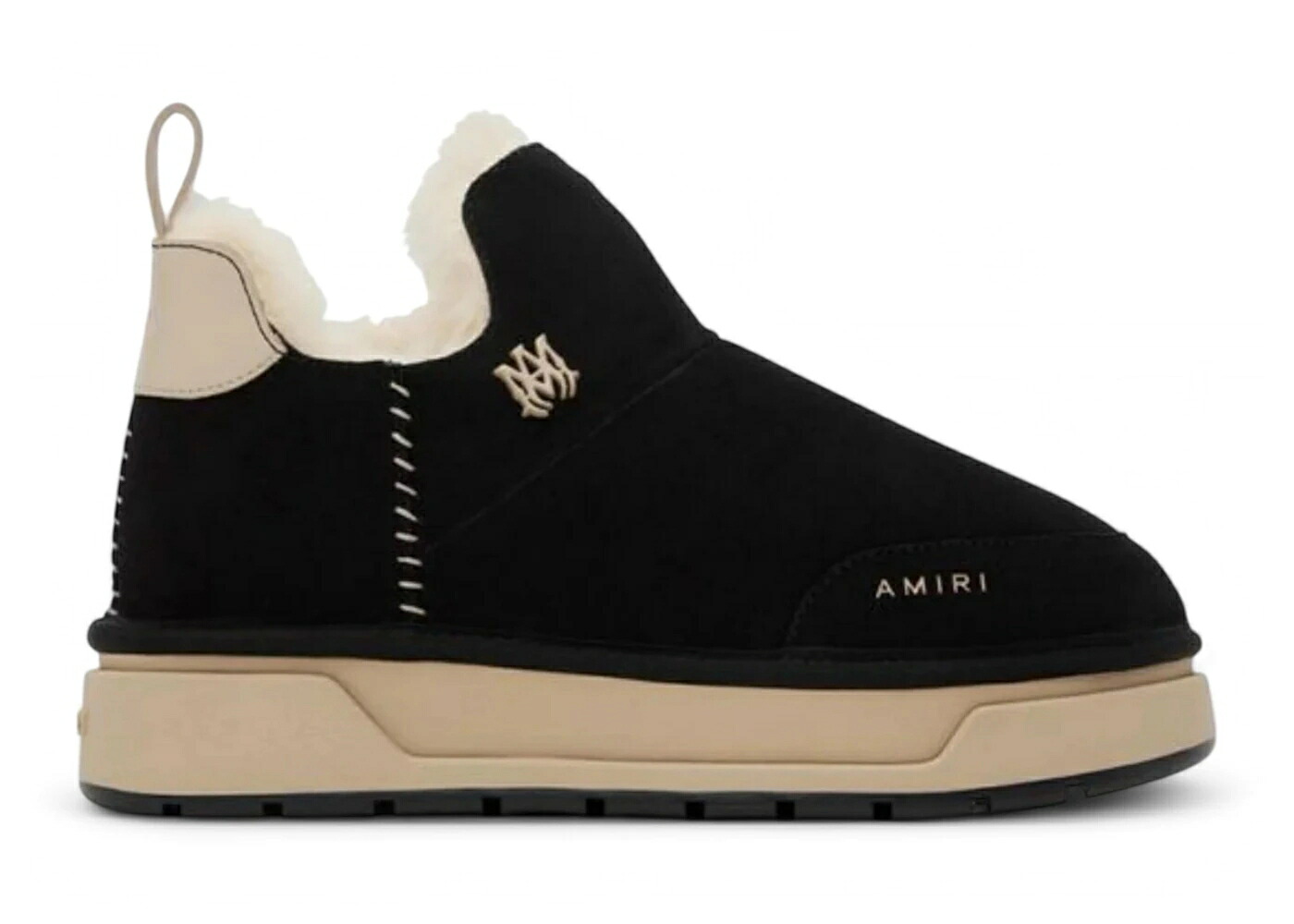アミリ マリブ ブーツ 黒色 ブラック ベージュ スニーカー メンズ AMIRI MALIBU BOOT BLACK BEIGE / BLACK BEIGE｜スニケス