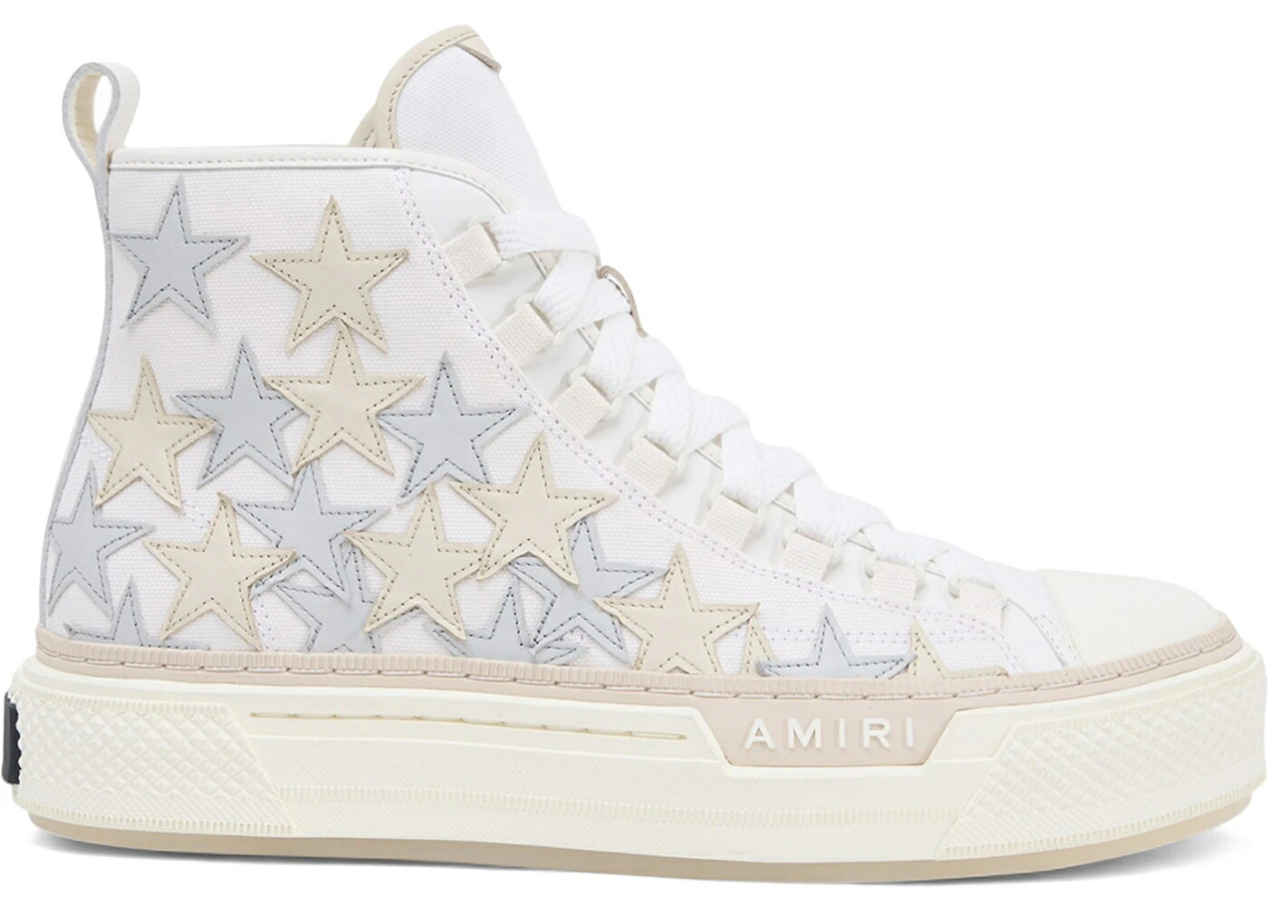 アミリ スターズ コート ハイ 白色 ホワイト スニーカー メンズ AMIRI STARS COURT HIGH WHITE /