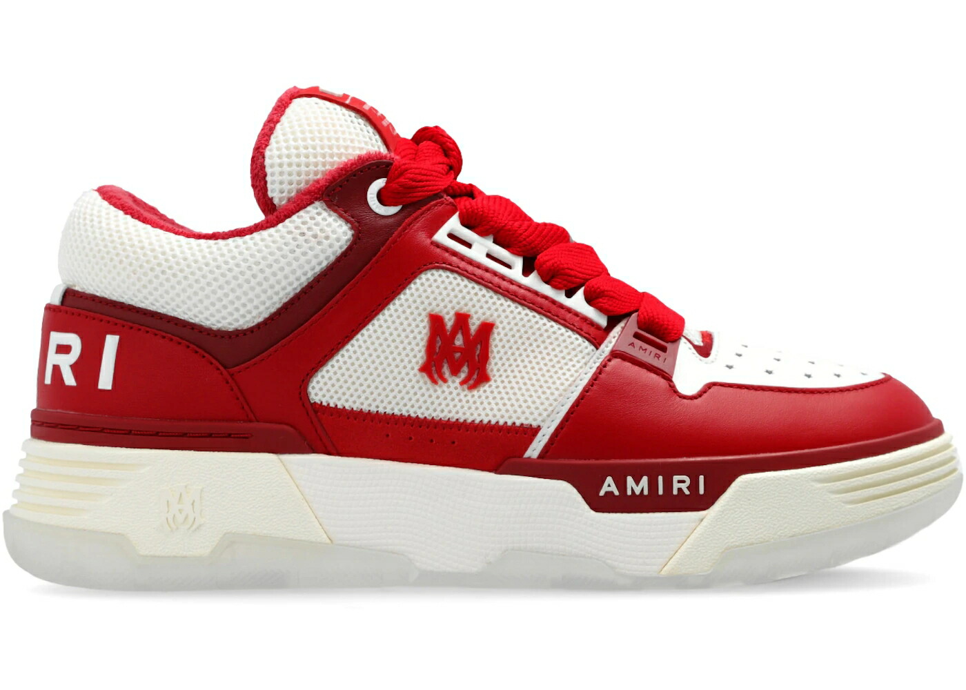 アミリ 赤 レッド スニーカー メンズ AMIRI MA-1 ALABASTER RED / ALABASTER RED