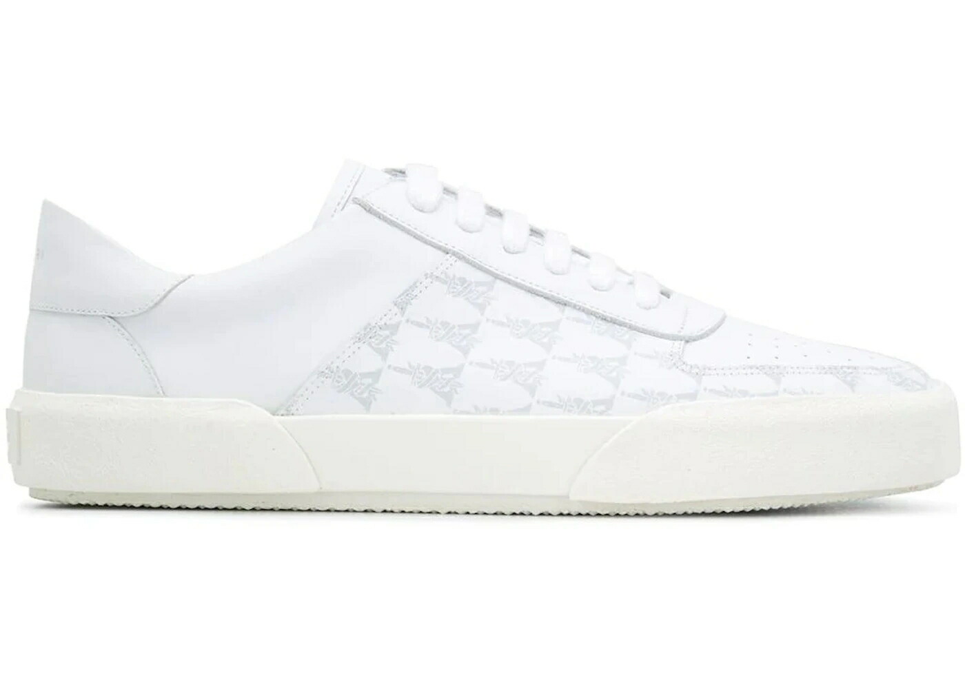 アミリ 靴 スニーカー 白色 ホワイト メンズ AMIRI DAGGER MONOGRAM LOW SNEAKER WHITE /