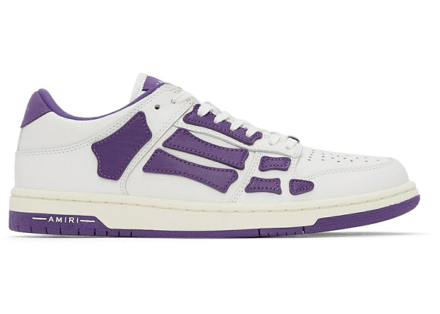アミリ 白いこと 白いこと 紫 パープル スニーカー メンズ AMIRI SKEL TOP LOW WHITE PURPLE / WHITE PURPLE