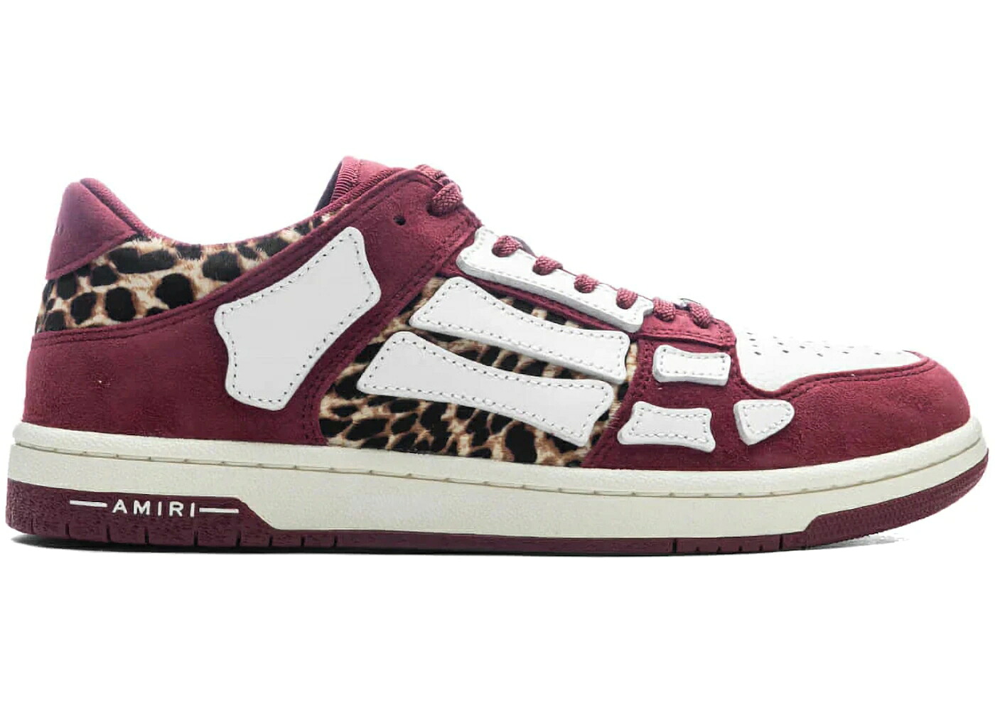 アミリ ワイン色 バーガンディー ヒョウ柄 レオパード スニーカー メンズ AMIRI SKEL TOP LOW BURGUNDY LEOPARD /|スニケス