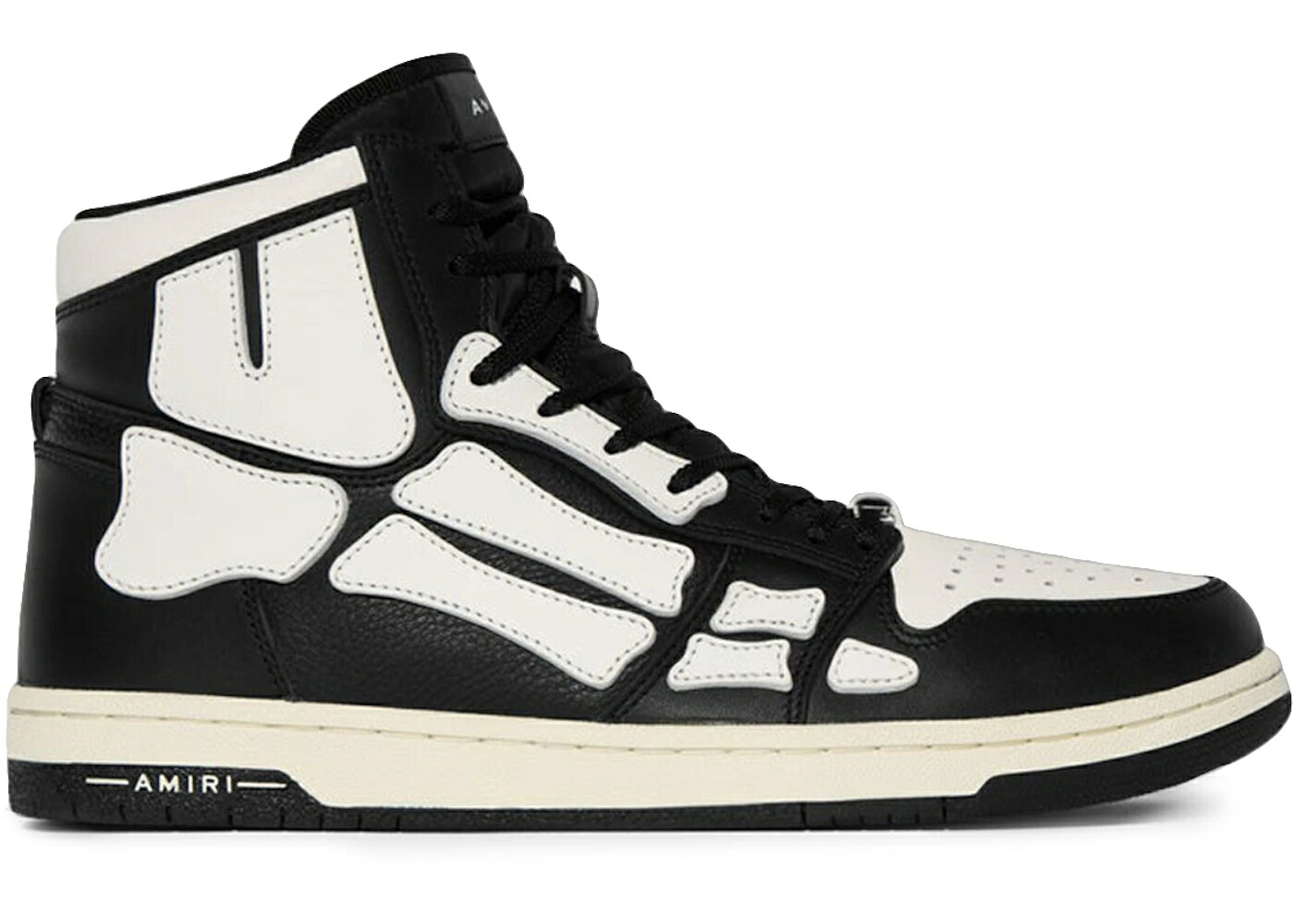 アミリ 黒色 ブラック 白色 ホワイト スニーカー メンズ AMIRI SKEL TOP HI BLACK WHITE / BLACK BLACK WHITE|スニケス