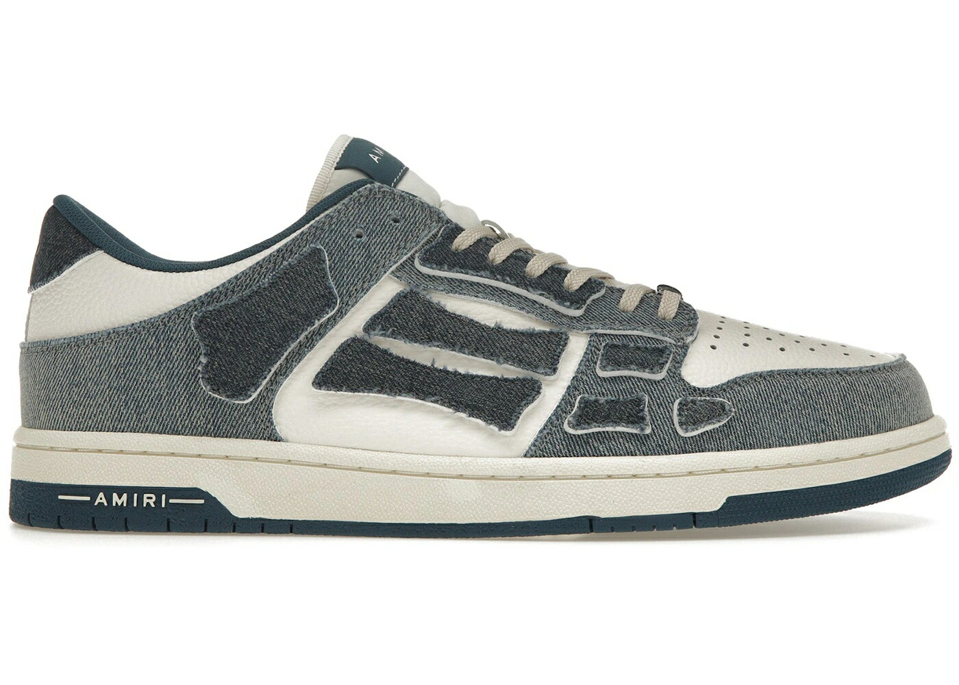 アミリ デニム 青色 ブルー スニーカー メンズ AMIRI SKEL TOP LOW DENIM SLATE BLUE / DENIM SLATE BLUE