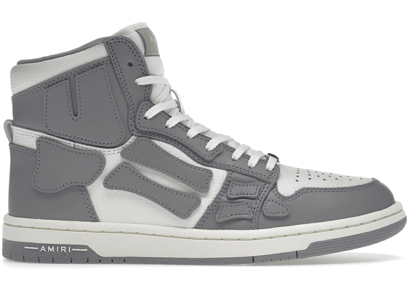 アミリ 灰色 グレー 白色 ホワイト スニーカー メンズ AMIRI SKEL TOP HI GREY WHITE / GREY WHITE