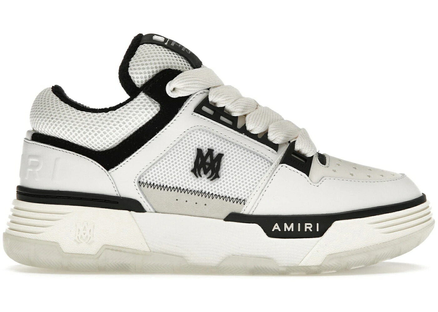 アミリ 白色 ホワイト 黒色 ブラック 灰色 グレー スニーカー メンズ AMIRI MA-1 WHITE BLACK GREY (2024) / WHITE BLACK