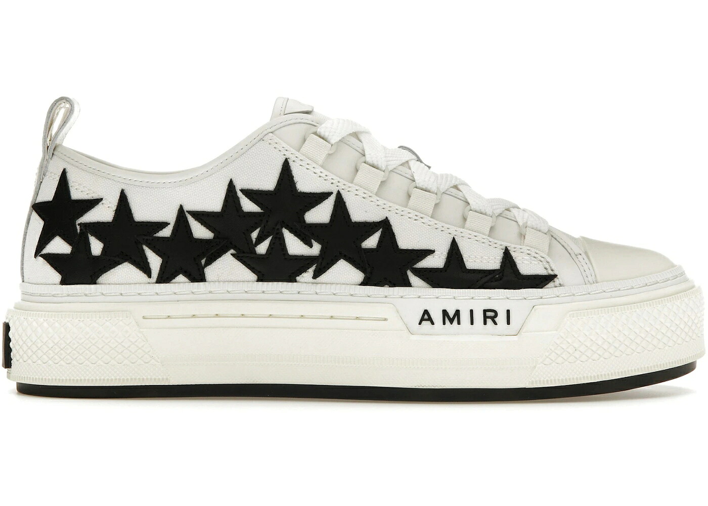 アミリ スターズ 厚地の外套 白いこと 白いこと 黒いこと 黒いこと スニーカー メンズ AMIRI STARS COURT LOW WHITE BLACK / WHITE BLACK