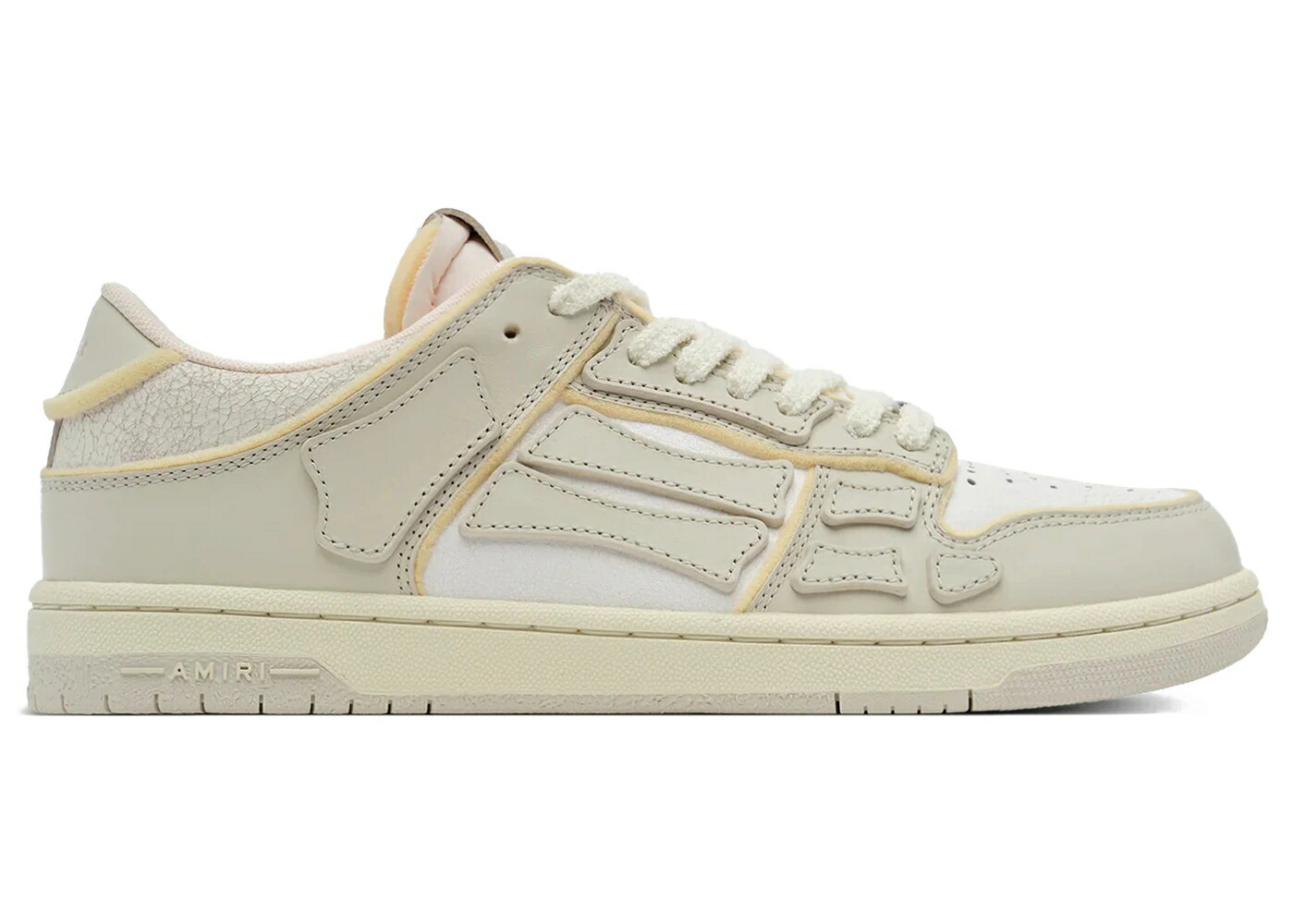 アミリ 白色 ホワイト スニーカー メンズ AMIRI SKEL TOP LOW COLLEGIATE BIRCH WHITE / BIRCH WHITE