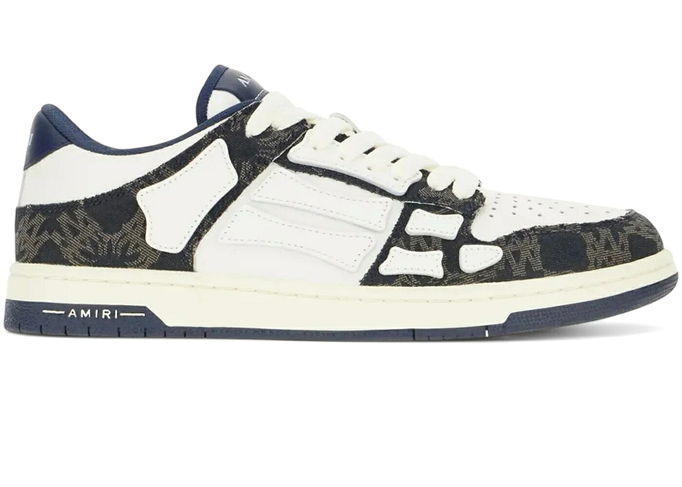 アミリ 藍色 インディゴ スニーカー メンズ AMIRI SKEL TOP LOW MA QUAD MIDNIGHT INDIGO / MIDNIGHT INDIGO メンズ靴-靴-スニーカー