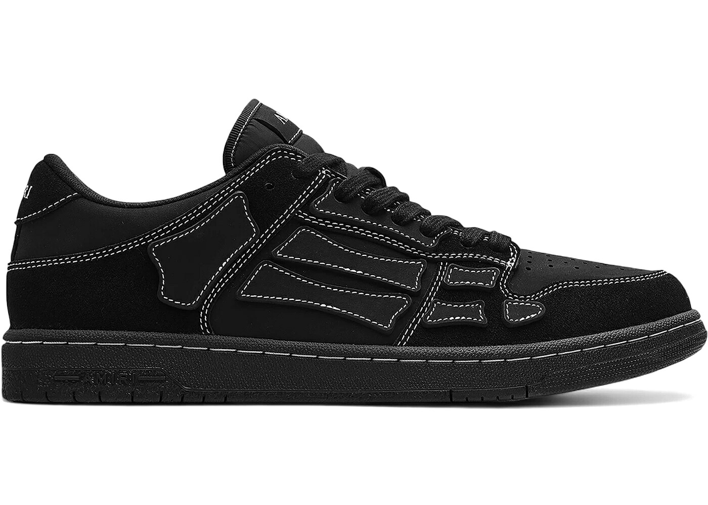 アミリ 黒色 ブラック スニーカー メンズ AMIRI SKEL TOP LOW BLACK /|スニケス
