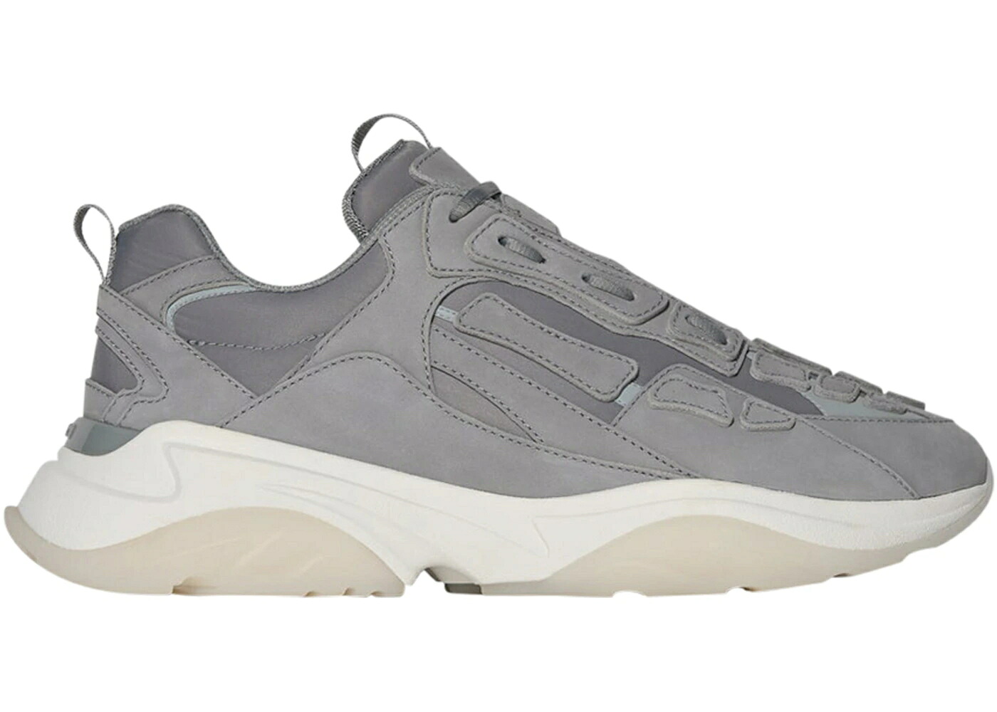 アミリ 薄墨色 薄墨色 白いこと 白いこと スニーカー メンズ AMIRI BONE RUNNER GREY WHITE / GREY WHITE