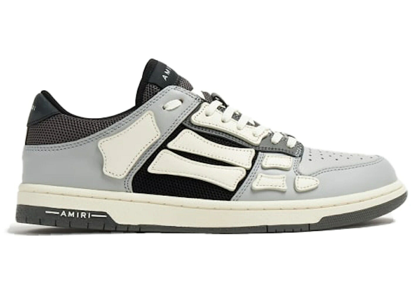 アミリ 灰色 グレー 黒色 ブラック 白色 ホワイト スニーカー メンズ AMIRI SKEL TOP LOW GREY BLACK / GREY BLACK WHITE