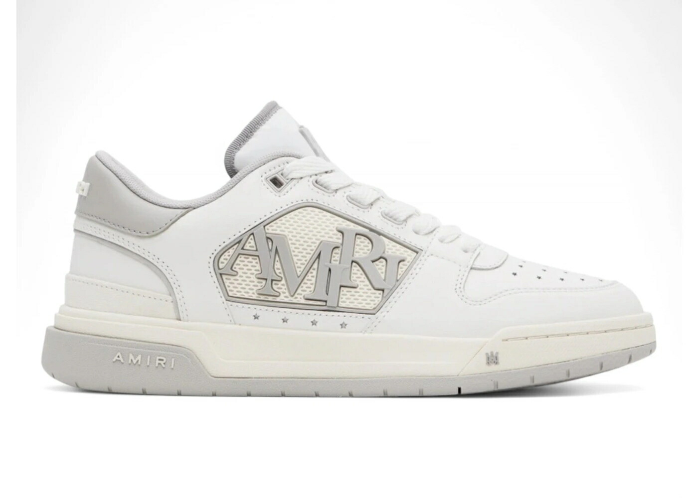 アミリ クラシック 白色 ホワイト 灰色 グレー スニーカー メンズ AMIRI CLASSIC LOW WHITE GREY / WHITE GREY
