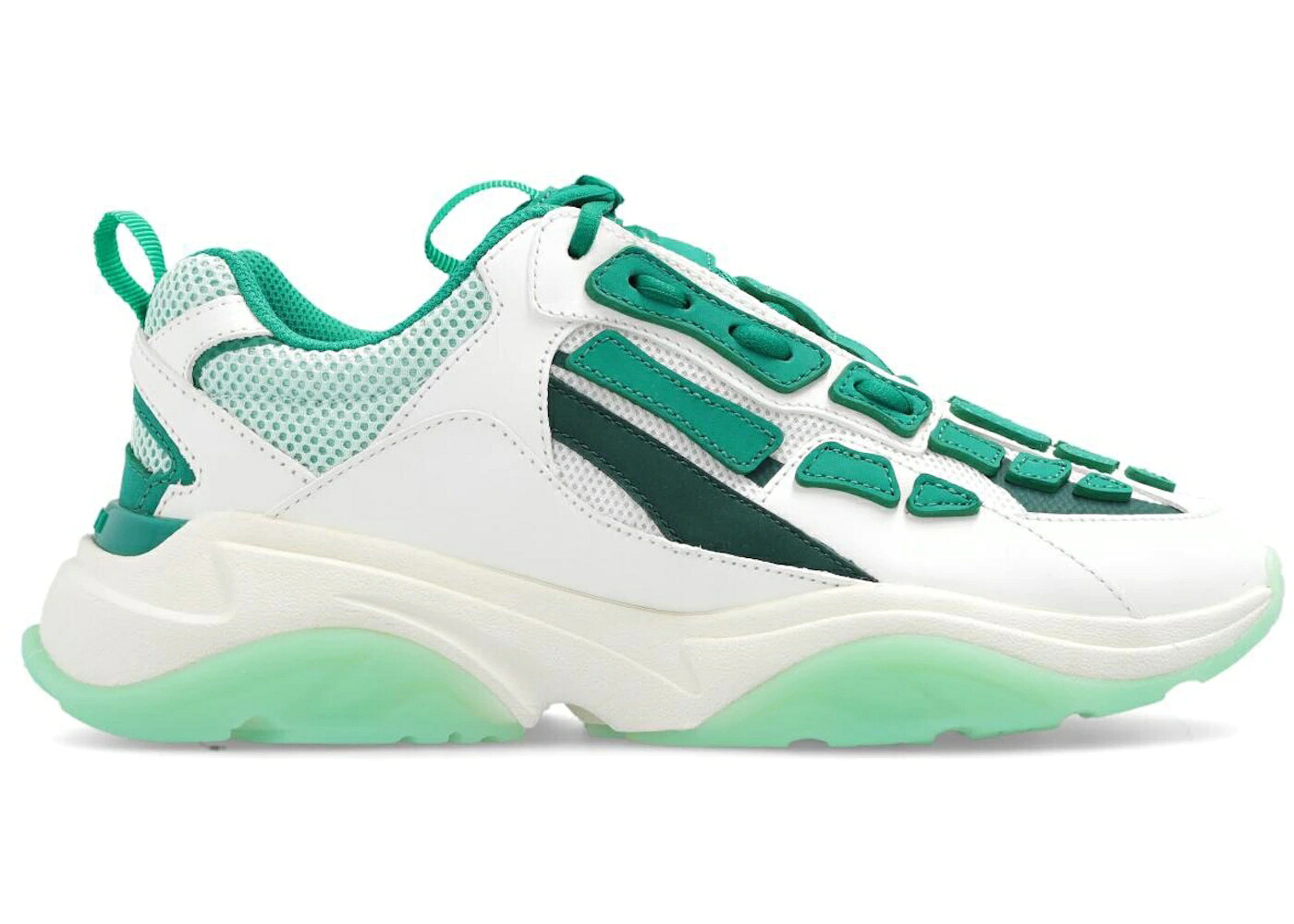 アミリ 緑 グリーン WOMEN'S スニーカー レディース AMIRI BONE RUNNER ALABASTER GREEN (WOMEN'S) / ALABASTER GREEN 126,050円