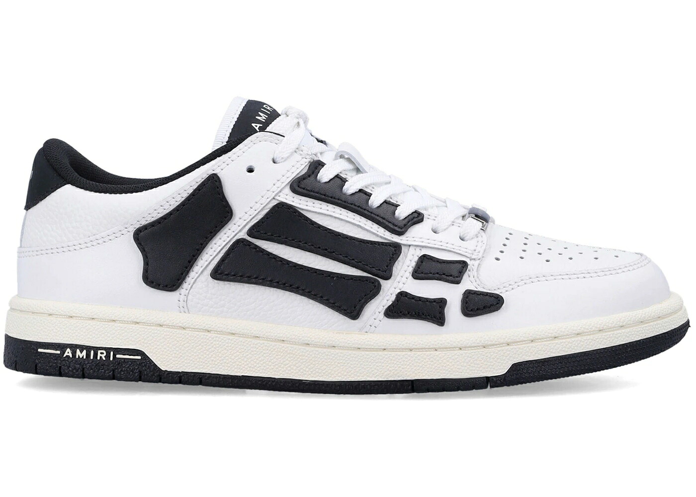 アミリ 白色 ホワイト 黒色 ブラック WOMEN'S スニーカー レディース AMIRI SKEL TOP LOW WHITE BLACK (2024) (WOMEN'S) / WHITE BLACK