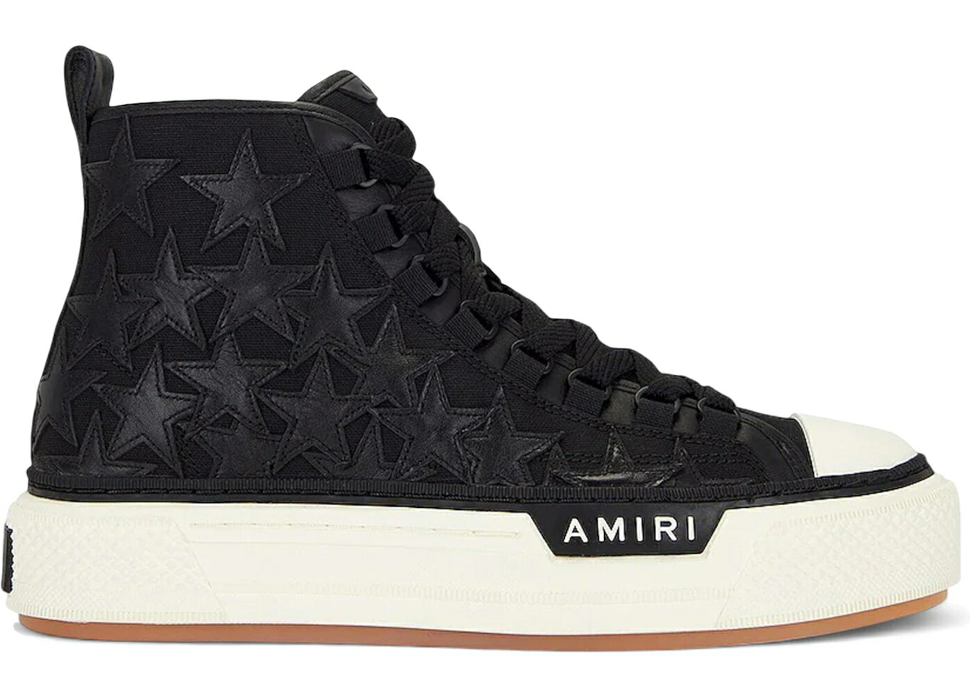 アミリ スターズ コート ハイ 黒色 ブラック 白色 ホワイト WOMEN'S スニーカー レディース AMIRI STARS COURT HIGH BLACK WHITE (WOMEN'S) / BLACK WHITE