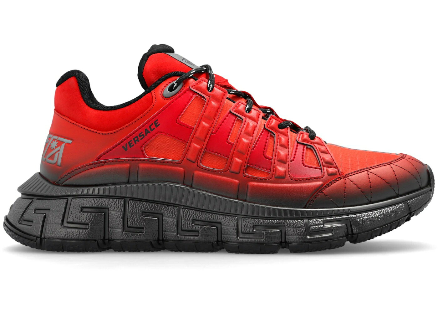 ヴェルサーチェ スニーカー メンズ VERSACE TRIGRECA SCARLET GUNMETAL / SCARLET GUNMETAL