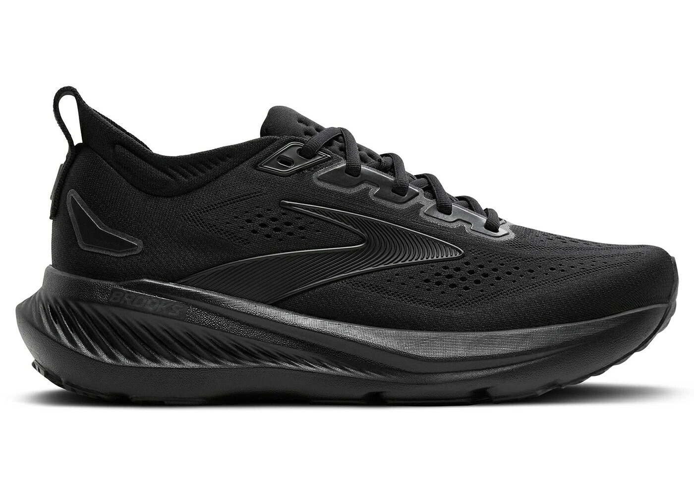 ブルックス 黒いこと 黒いこと WOMEN\u0027S スニーカー レディース BROOKS GLYCERIN 23 BLACK EBONY (WOMEN\u0027S) / BLACK BLACK EBONY