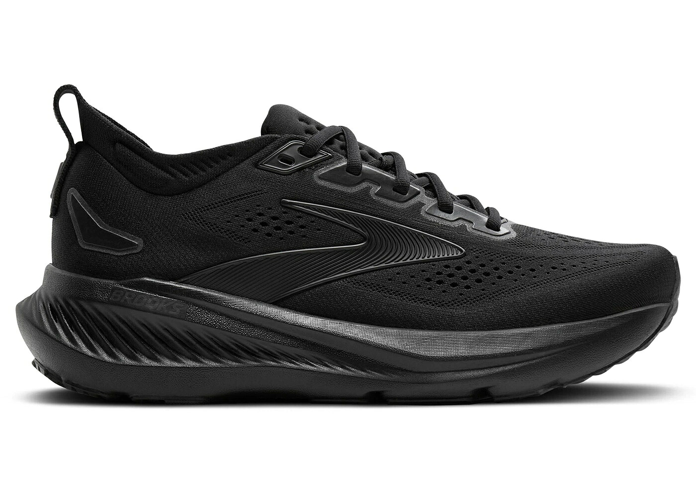 ブルックス 黒いこと 黒いこと スニーカー メンズ BROOKS GLYCERIN 23 BLACK EBONY / BLACK BLACK EBONY