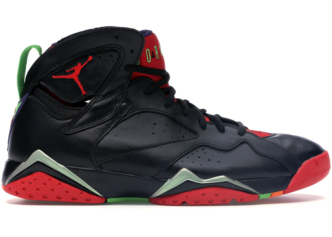 ナイキ ジョーダン 黒いこと 黒いこと 赤 赤いこと 緑 緑であること スニーカー メンズ JORDAN 7 RETRO MARVIN THE MARTIAN / BLACK UNIVERSITY RED GREEN PULSE