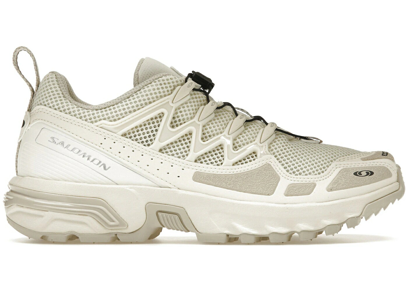 サロモン しろがね色 しろがね色 + スニーカー ユニ一発やる SALOMON ACS OG VANILLA ICE / VANILLA ICE EBONY FTW SILVER メンズ