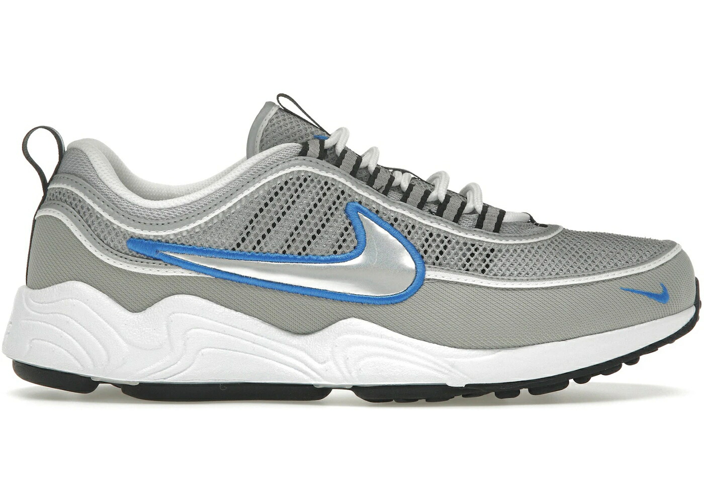ナイキ ズーム 銀色 シルバー 青色 ブルー スニーカー メンズ NIKE AIR ZOOM SPIRIDON SP METALLIC SILVER BLUE / METALLIC SILVER METALLIC SILVER