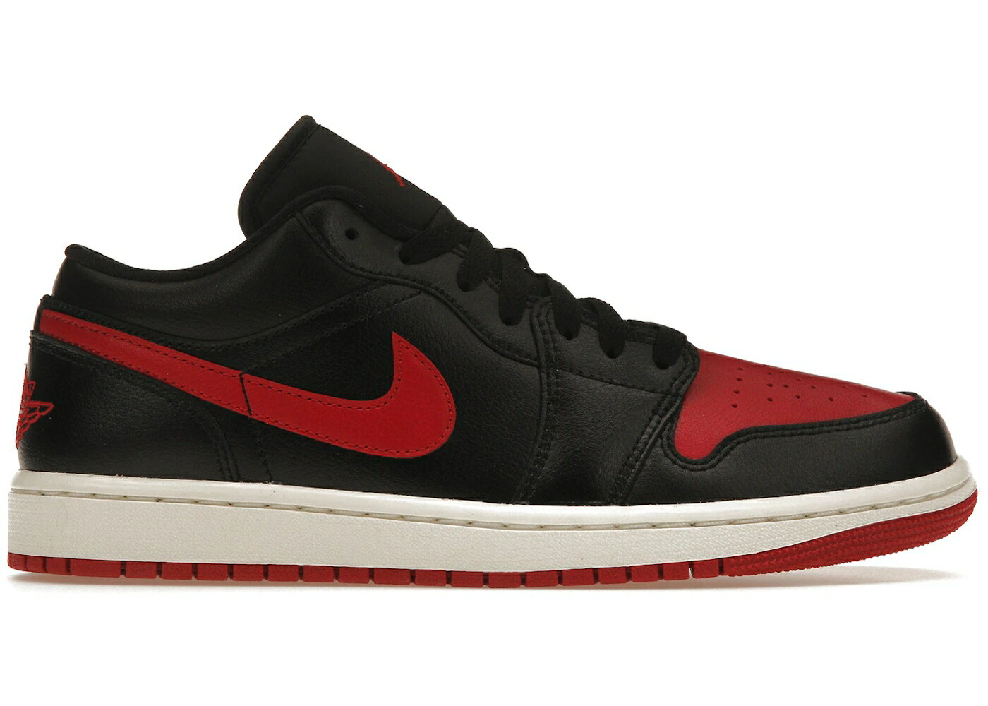 ナイキ ジョーダン 黒いこと 黒いこと 赤 赤いこと WOMEN\u0027S スニーカー レディース JORDAN 1 LOW BRED SAIL (WOMEN\u0027S) / BLACK SAIL GYM RED
